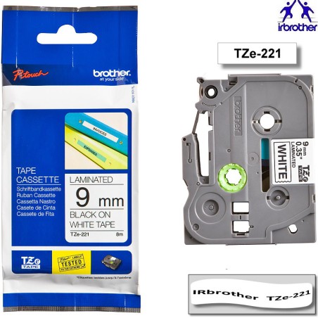 مشکی روی سفید TZe-221